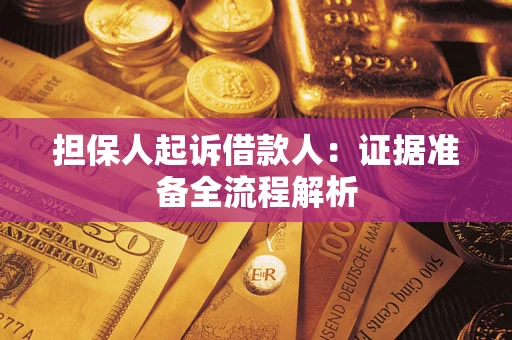 济南担保人起诉借款人：证据准备全流程解析